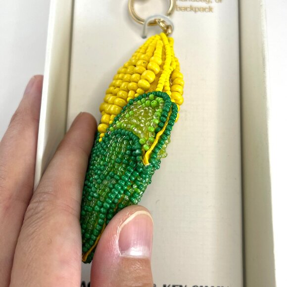 Beaded Corn Bag Charm *NEW IN BOX* - Picture 4 of 6
